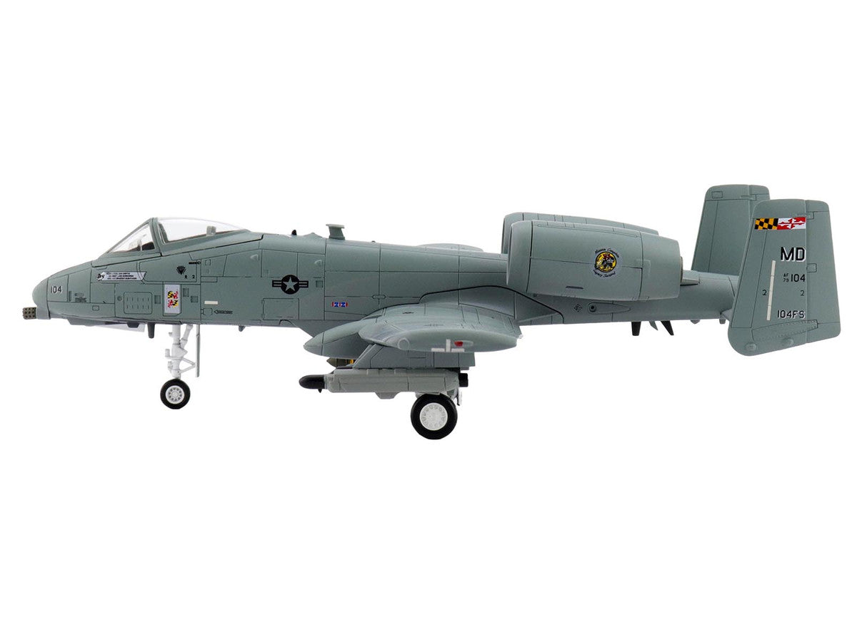Fairchild Republic A-10C Thunderbolt II Attack Aircraft "80-0283 Maryland Farewell 104 FS Maryland ANG" (2025) United States Air Force "Air Power Series" 1/72 Diecast Model by Hobby Master by Hobby Master