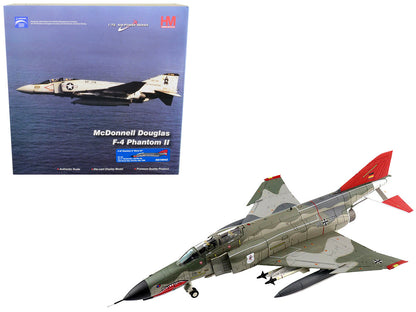 McDonnell Douglas F-4F Phantom II "Norm 81" Fighter Aircraft "JG 71 "Richthofen" GAFTIC 86 CFB Goose Bay Canada" (May 1986) "Air Power Series" 1/72 Diecast Model by Hobby Master by Hobby Master