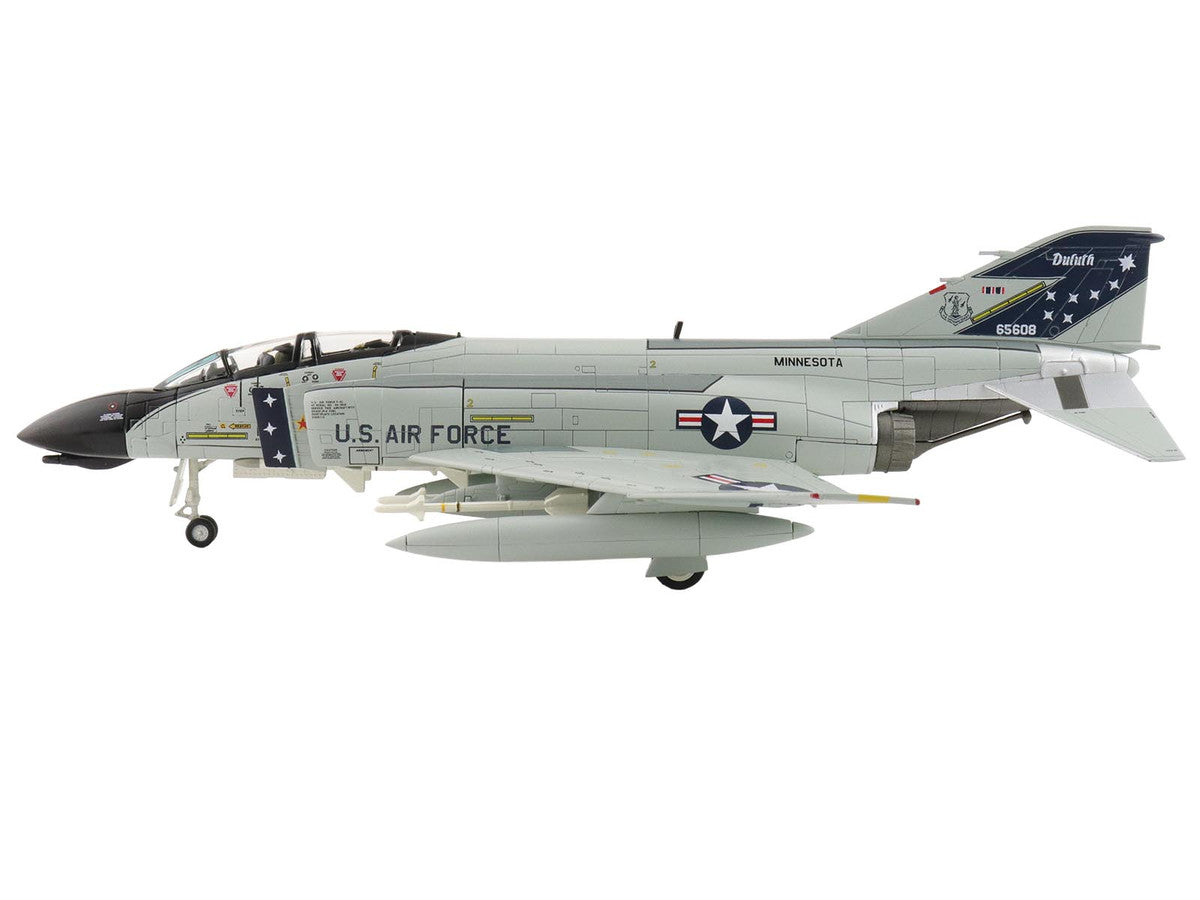 McDonnell Douglas F-4D Phantom II Fighter-Bomber Aircraft "65608 148th Fighter-Interceptor Group Minnesota Air National Guard Duluth International Airport" (1984) United States Air Force "Air Power Series" 1/72 Diecast Model by Hobby Master by Hobby Master