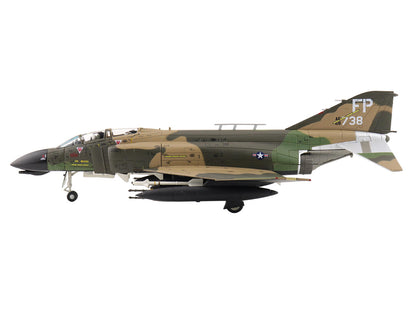 McDonnell Douglas F-4D Phantom II Fighter-Bomber Aircraft "66-8738 Night Owl 497th TFS Ubon RTAFB Thailand" (1972) United States Air Force "Air Power Series" 1/72 Diecast Model by Hobby Master by Hobby Master