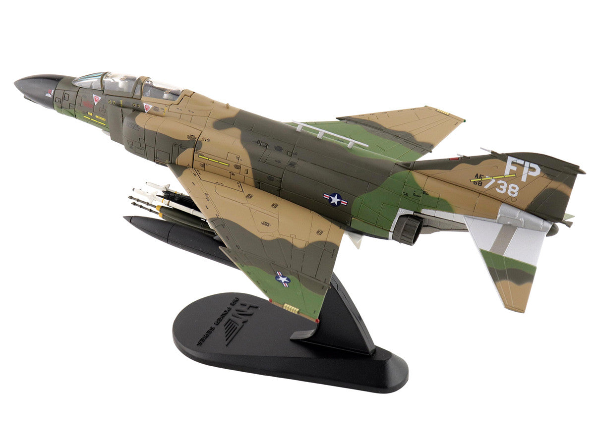 McDonnell Douglas F-4D Phantom II Fighter-Bomber Aircraft "66-8738 Night Owl 497th TFS Ubon RTAFB Thailand" (1972) United States Air Force "Air Power Series" 1/72 Diecast Model by Hobby Master by Hobby Master
