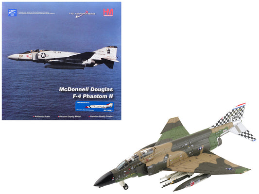 McDonnell Douglas F-4C Phantom II Fighter-Bomber Aircraft "63-7666 William Tell 57th FIS Keflavik Airport Iceland" (1977) United States Air Force "Air Power Series" 1/72 Diecast Model by Hobby Master by Hobby Master