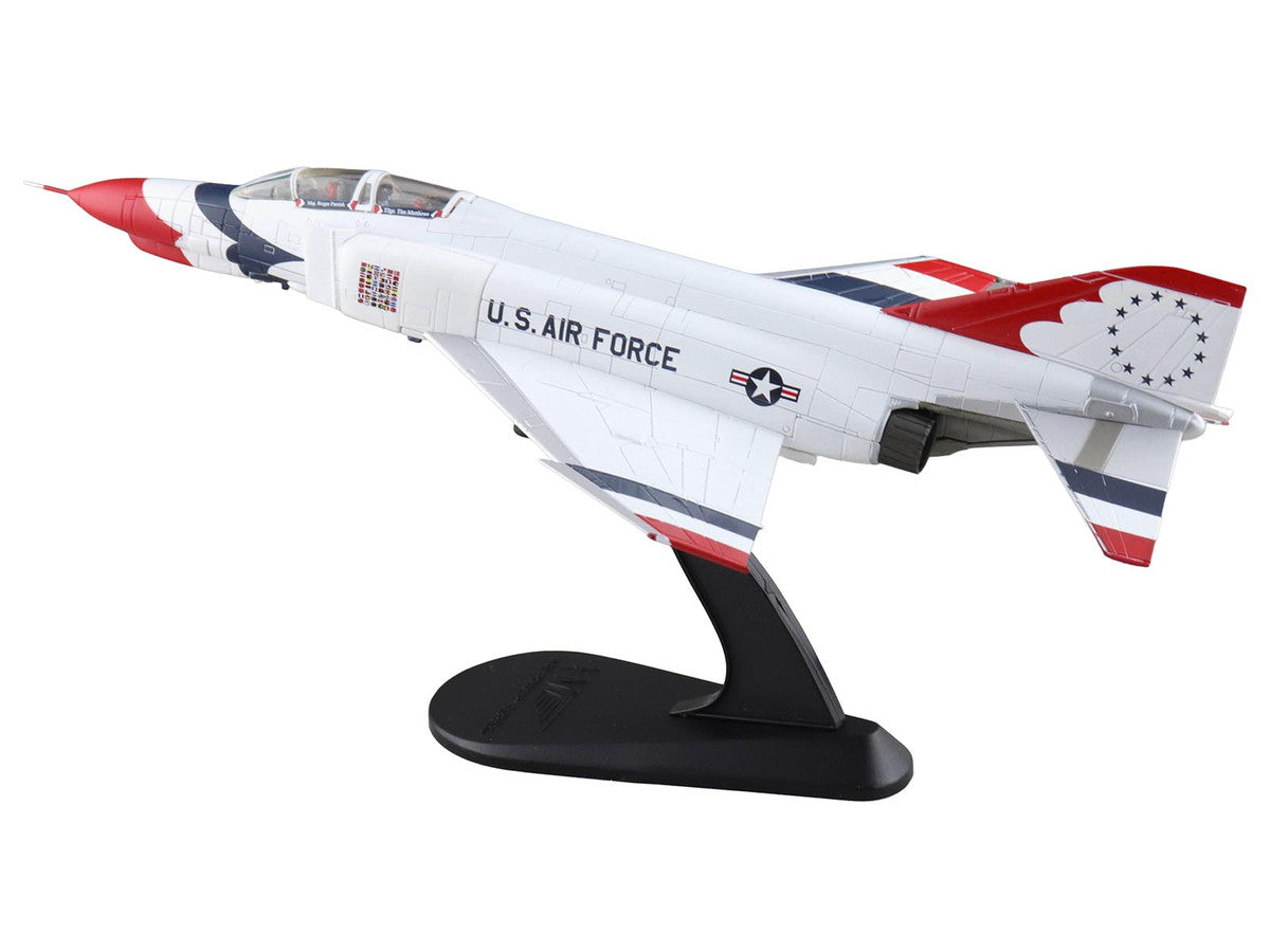 McDonnell Douglas F-4E Phantom II Fighter-Bomber Aircraft "Thunderbirds with Decals for No.1 to 7 planes 1973/74 Season" United States Air Force "Air Power Series" 1/72 Diecast Model by Hobby Master by Hobby Master