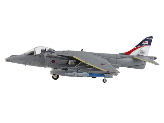 British Aerospace Harrier GR.9 Aircraft "ZD406 Royal Navy Strike Wing RAF Station Cottesmore" (2009) British Royal Air Force/Navy "Air Power Series" 1/72 Diecast Model by Hobby Master by Hobby Master