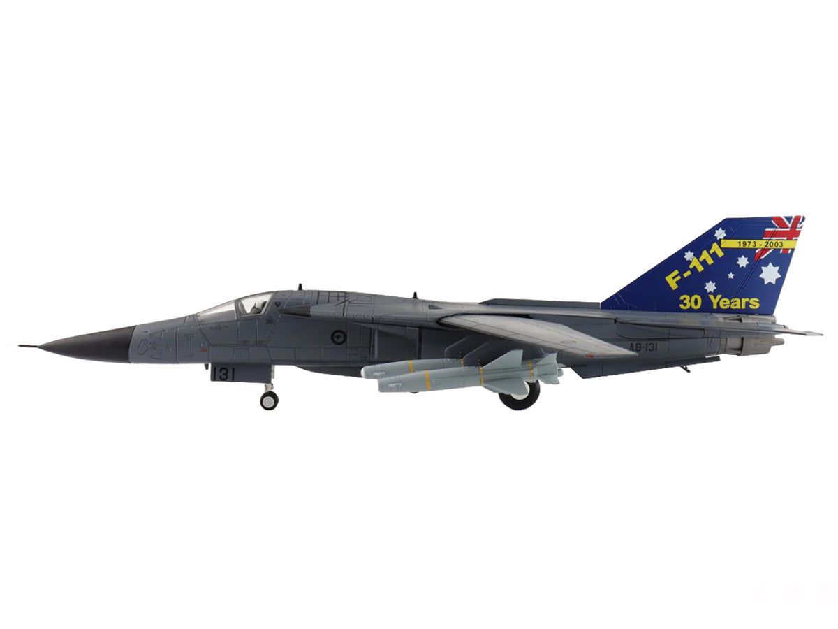 General Dynamics F-111C Pig Aircraft "A8-131 F-111 Operations 30th Anniversary" (2003) Royal Australian Air Force "Air Power Series" 1/72 Diecast Model by Hobby Master by Hobby Master