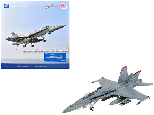 McDonnell Douglas F/A-18C Hornet Aircraft "VMFA-232 Red Devils" (2014) United States Marine Corps "Air Power Series" 1/72 Diecast Model by Hobby Master by Hobby Master