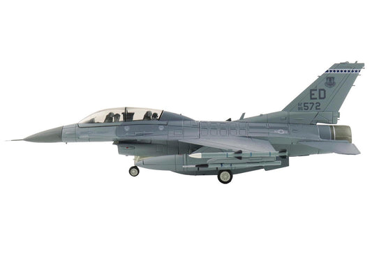Lockheed F-16D Fighting Falcon Fighter Aircraft "85-1572 Edwards Air Force Base" (2024) United States Air Force "Air Power Series" 1/72 Diecast Model by Hobby Master by Hobby Master