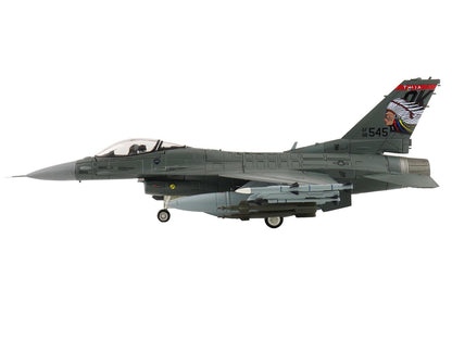 Lockheed F-16C Fighting Falcon Fighter Aircraft "88-0545 138th Fighter Wing Oklahoma Air National Guard" (2024) United States Air Force "Air Power Series" 1/72 Diecast Model by Hobby Master by Hobby Master