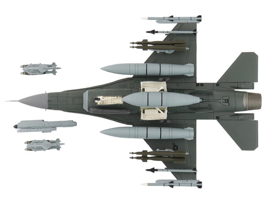 Lockheed F-16C Fighting Falcon Fighter Aircraft "88-0545 138th Fighter Wing Oklahoma Air National Guard" (2024) United States Air Force "Air Power Series" 1/72 Diecast Model by Hobby Master by Hobby Master