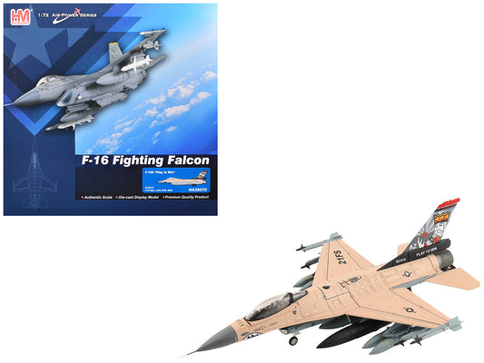Lockheed F-16V Fighting Falcon Fighter Aircraft "93-0814 Play to Win 21st Sqn. Luke AFB" (2025) United States Air Force "Air Power Series" 1/72 Diecast Model by Hobby Master by Hobby Master