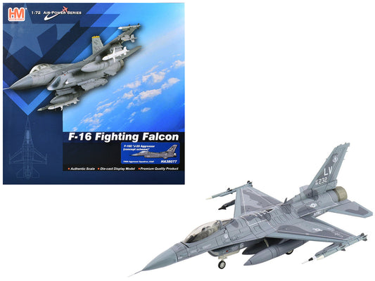 Lockheed F-16C Fighting Falcon Fighter Aircraft "J-20 Aggressor Concept Scheme 706th Aggressor Squadron" United States Air Force "Air Power Series" 1/72 Diecast Model by Hobby Master by Hobby Master