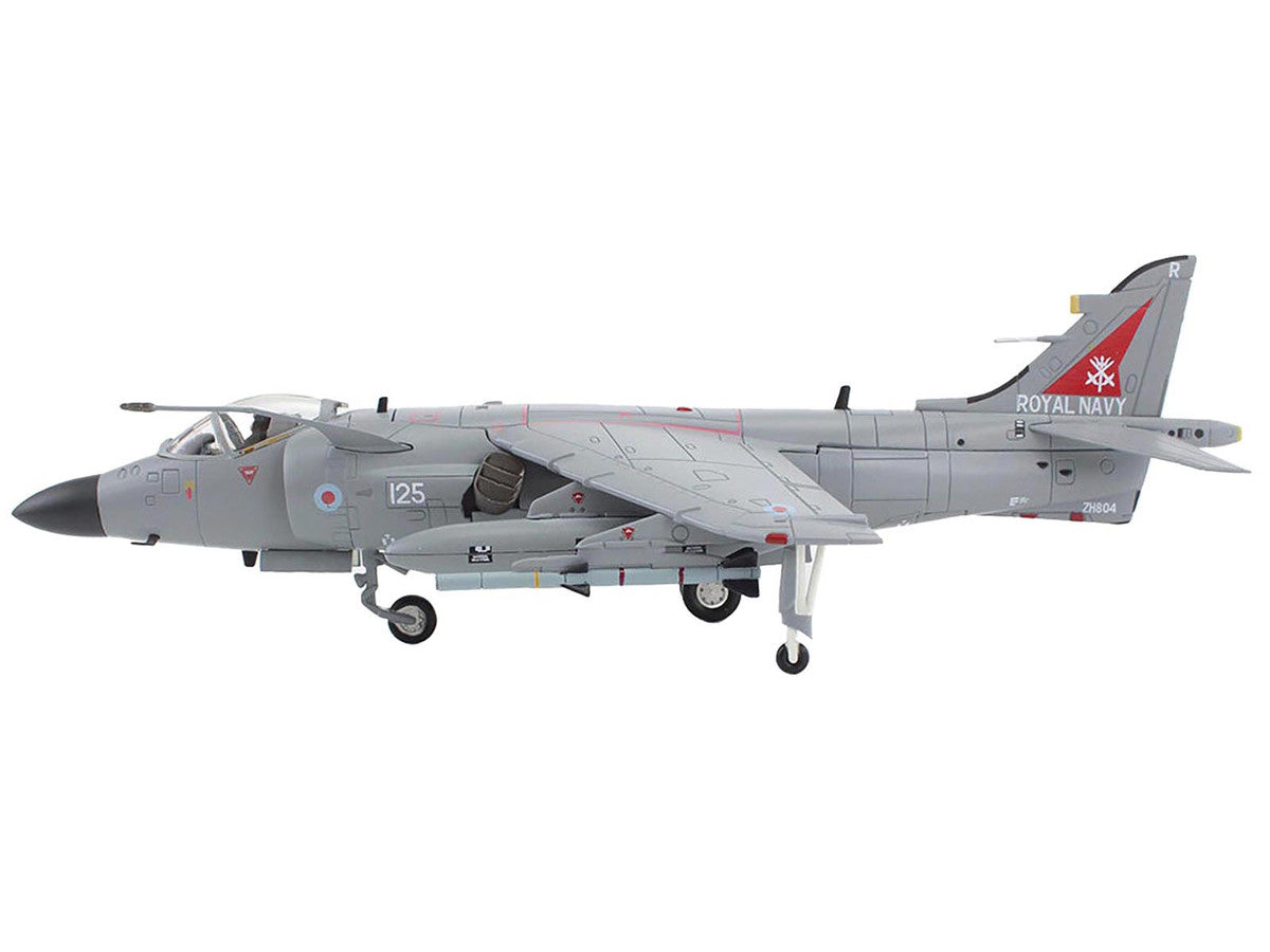 British Aerospace Sea Harrier FA.2 Aircraft with Sea Eagle Missiles "ZH804 Fairford" (2002) British Royal Navy "Air Power Series" 1/72 Diecast Model by Hobby Master by Hobby Master