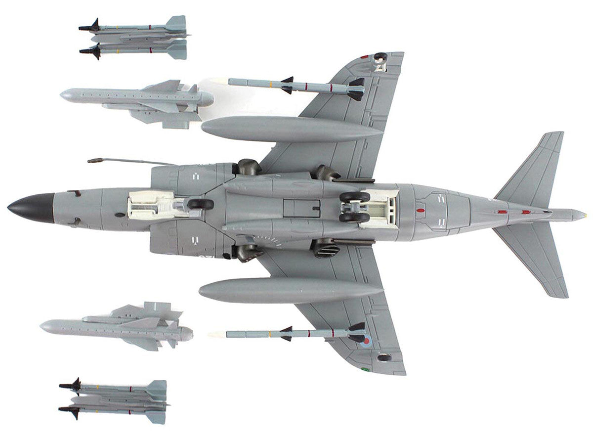 British Aerospace Sea Harrier FA.2 Aircraft with Sea Eagle Missiles "ZH804 Fairford" (2002) British Royal Navy "Air Power Series" 1/72 Diecast Model by Hobby Master by Hobby Master