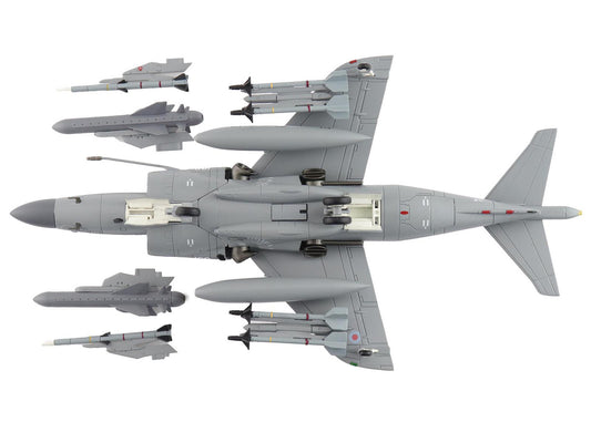 British Aerospace Sea Harrier FA.2 Aircraft with Sea Eagle Missiles "ZH796" (2018) British Royal Navy "Air Power Series" 1/72 Diecast Model by Hobby Master by Hobby Master