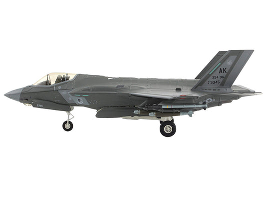 Lockheed Martin F-35A Lightning II Aircraft "5345 354th Operations Group Eielson Air Force Base Alaska" (2020s) United States Air Force "Air Power Series" 1/72 Diecast Model by Hobby Master by Hobby Master