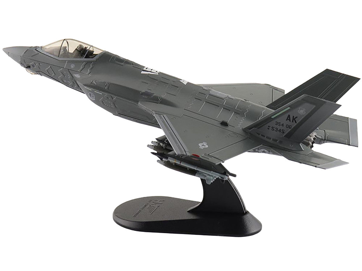 Lockheed Martin F-35A Lightning II Aircraft "5345 354th Operations Group Eielson Air Force Base Alaska" (2020s) United States Air Force "Air Power Series" 1/72 Diecast Model by Hobby Master by Hobby Master