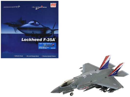 Lockheed Martin F-35A Lightning II Aircraft "22-5696 1000th Lightning II 176th FS Wisconsin ANG" (2004) United States Air Force "Air Power Series" 1/72 Diecast Model by Hobby Master by Hobby Master
