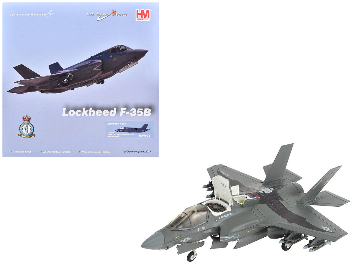 Lockheed F-35B Lightning II Aircraft (Beast Mode) "169623 VMFA-242 Bats Iwakuni Japan" (2024) United States Marine Corps "Air Power Series" 1/72 Diecast Model by Hobby Master by Hobby Master