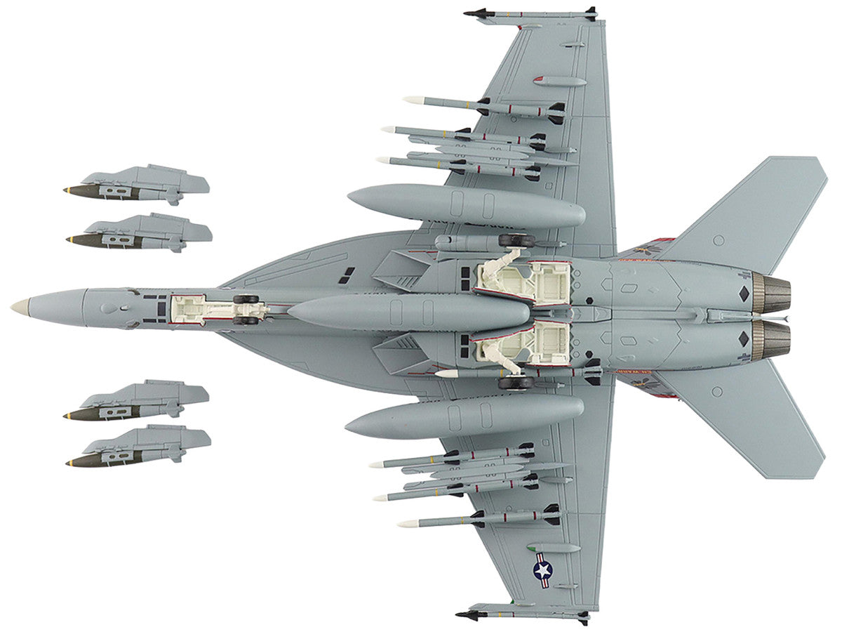 Boeing F/A-18E Super Hornet Fighter Aircraft "168910 Golden Warriors VFA-87 Operation Inherent Resolve" (2017) United States Navy "Air Power Series" 1/72 Diecast Model by Hobby Master by Hobby Master