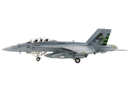 Boeing F/A-18F Super Hornet Fighter Aircraft "165875 Green Hornet VX-23 Salty Dogs NAS Patuxent River" (2011) United States Navy "Air Power Series" 1/72 Diecast Model by Hobby Master by Hobby Master