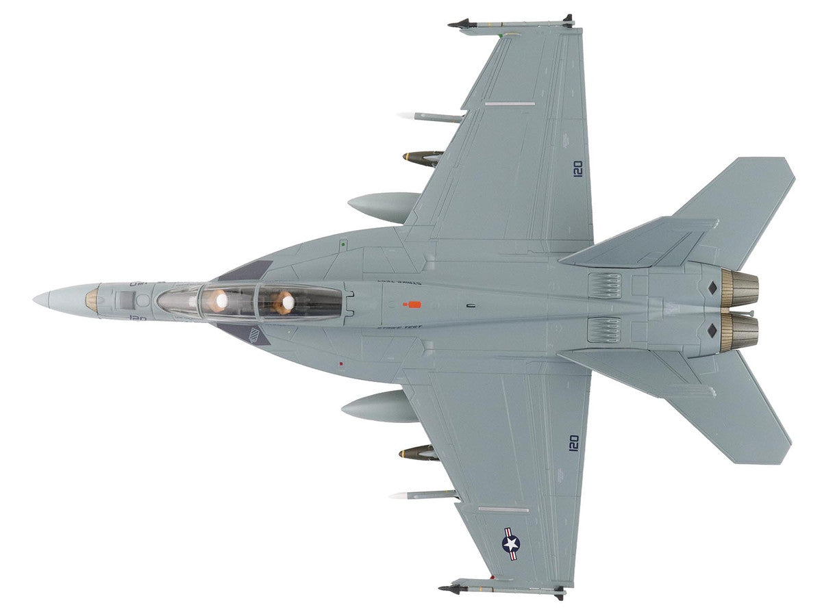 Boeing F/A-18F Super Hornet Fighter Aircraft "165875 Green Hornet VX-23 Salty Dogs NAS Patuxent River" (2011) United States Navy "Air Power Series" 1/72 Diecast Model by Hobby Master by Hobby Master