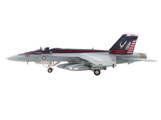 Boeing F/A-18E Super Hornet Fighter Aircraft "166817 VFA-136 Knighthawks USS Trumman" (2024) United States Navy "Air Power Series" 1/72 Diecast Model by Hobby Master by Hobby Master