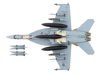 Boeing F/A-18E Super Hornet Fighter Aircraft "166828 VFA-151 Vigilantes USS Lincoln" (2021) United States Navy "Air Power Series" 1/72 Diecast Model by Hobby Master by Hobby Master