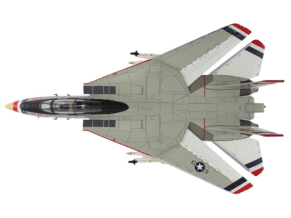Grumman F-14A Tomcat Fighter Aircraft "Bicentennial Scheme VF-124" (1976) United States Navy "Air Power Series" 1/72 Diecast Model by Hobby Master by Hobby Master