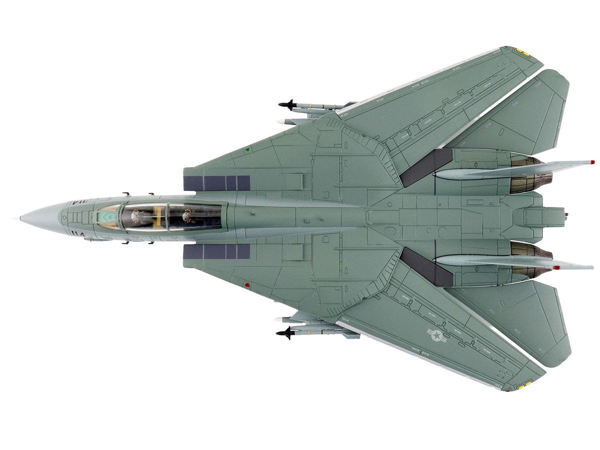 Grumman F-14A Tomcat Fighter Aircraft "VF-1 (with Optional Decals)" United States Navy "Air Power Series" 1/72 Diecast Model by Hobby Master by Hobby Master