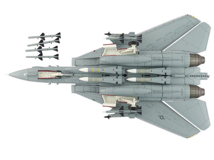 Grumman F-14A Tomcat Fighter Aircraft "VF-1 (with Optional Decals)" United States Navy "Air Power Series" 1/72 Diecast Model by Hobby Master by Hobby Master