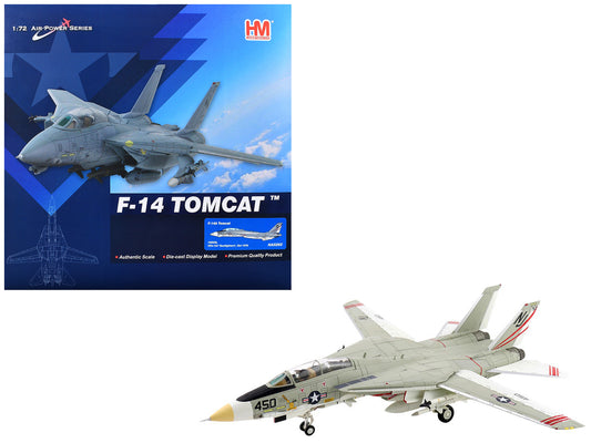 Grumman F-14A Tomcat Fighter Aircraft "VFA-124 Gunfighters" (1978) United States Navy "Air Power Series" 1/72 Diecast Model by Hobby Master by Hobby Master