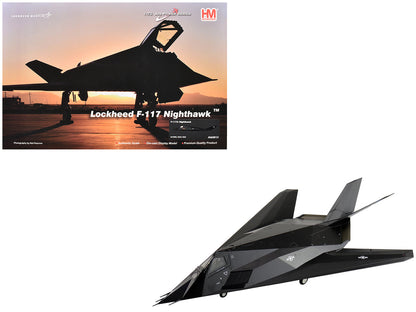 Lockheed F-117A Nighthawk Stealth Aircraft "84-0809" (2022) United States Air Force "Air Power Series" 1/72 Diecast Model by Hobby Master by Hobby Master
