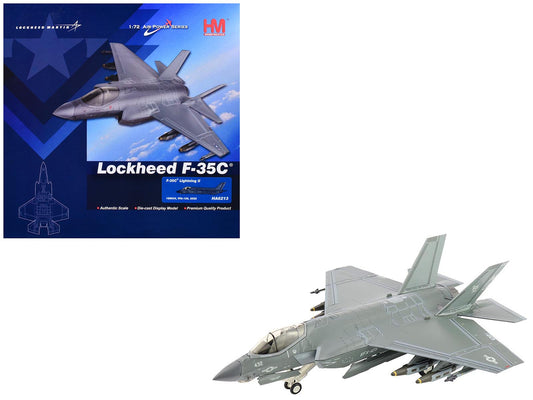 Lockheed F-35C Lightning II Aircraft "169034 VFA-125 Rough Raiders" (2022) United States Navy "Air Power Series" 1/72 Diecast Model by Hobby Master by Hobby Master