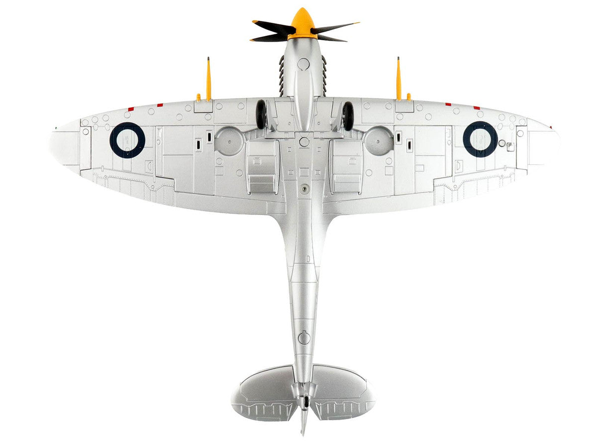 Supermarine Spitfire Mk VIII Fighter Aircraft "A53-379 Flight Lieutenant David Glaser No. 549 Squadron Strauss Airstrip" (1944) Royal Australian Air Force "Air Power Series" 1/48 Diecast Model by Hobby Master by Hobby Master