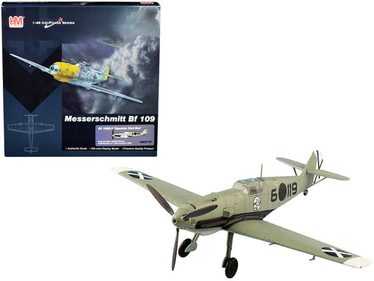Messerschmitt BF 109E-3 Fighter Aircraft "Hauptmann Siebelt Reents Spanish Civil War" (1939) "Air Power Series" 1/48 Diecast Model by Hobby Master by Hobby Master