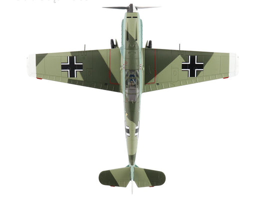 Messerschmitt BF 109E-4 Fighter Aircraft "Franz von Werra II/JG-3" (1940) German Luftwaffe "Air Power Series" 1/48 Diecast Model by Hobby Master by Hobby Master