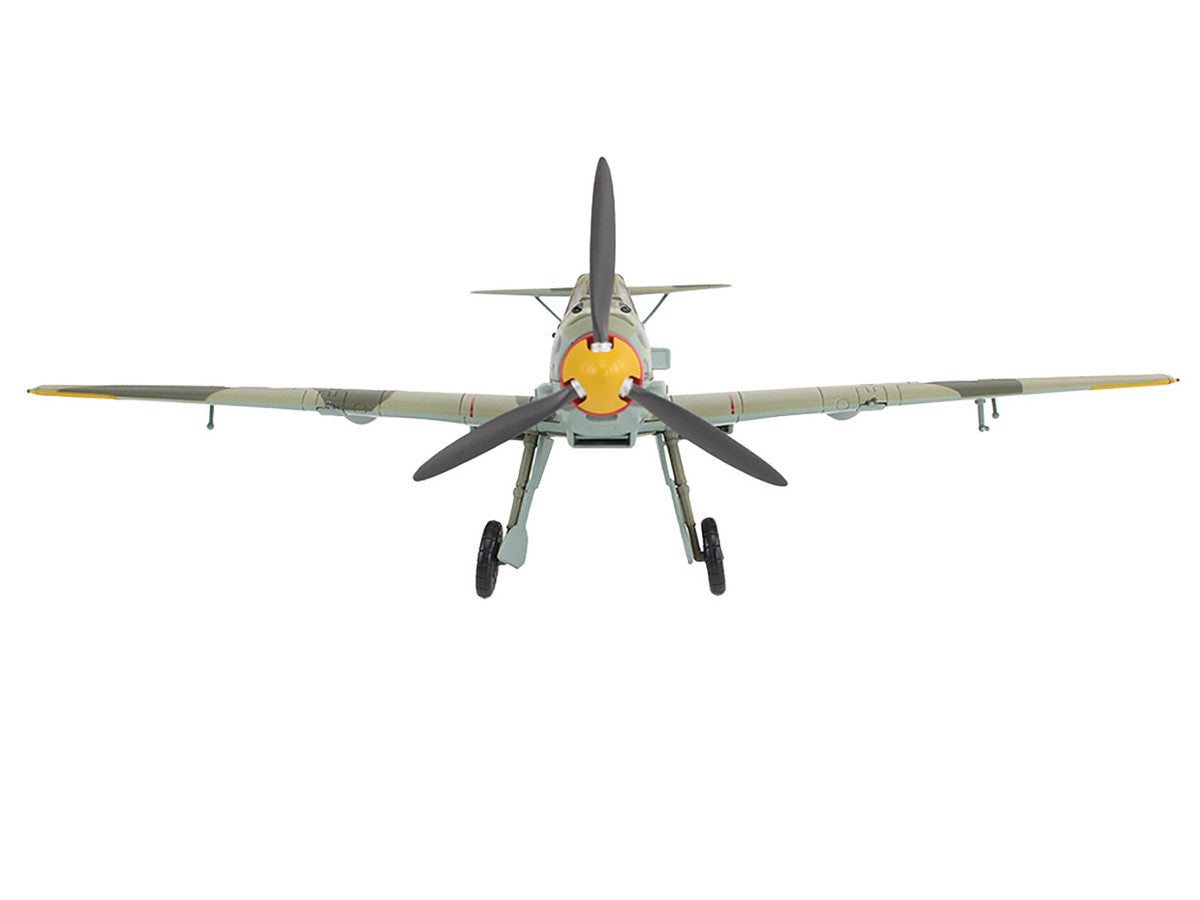 Messerschmitt Bf 109E-3 Fighter Aircraft "White 2 Jan Reznak 13.(slow)/JG 52 Kraznodar USSR" (1943) German Luftwaffe "Air Power Series" 1/48 Diecast Model by Hobby Master by Hobby Master