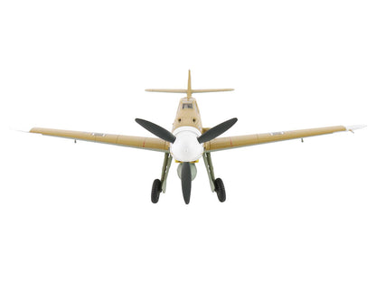 Messerschmitt Bf 109F-4 Fighter Aircraft "Marseille Yellow 14 3./JG27 Egypt" (1942) German Luftwaffe "Air Power Series" 1/48 Diecast Model by Hobby Master by Hobby Master