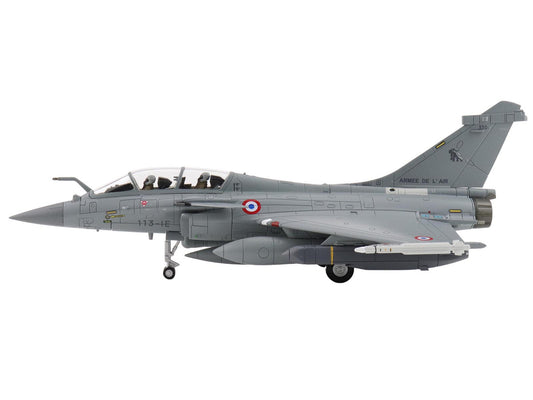 Dassault Rafale B Fighter Aircraft "113-IE/330 Libya" (2011) French Air Force "Air Power Series" 1/72 Diecast Model by Hobby Master by Hobby Master
