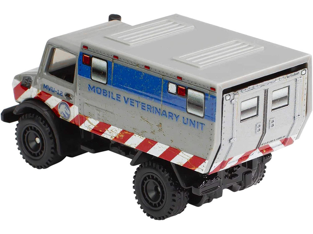 Mercedes-Benz Unimog U 1300 L "Mobile Veterinary Unit MVU-12" "Jurassic World" (2015) Movie Diecast Model Car by Hot Wheels by Hotwheels