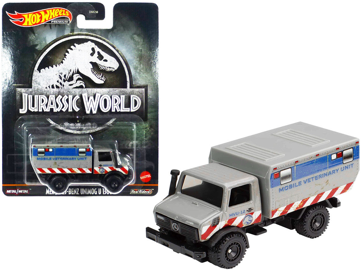 Mercedes-Benz Unimog U 1300 L "Mobile Veterinary Unit MVU-12" "Jurassic World" (2015) Movie Diecast Model Car by Hot Wheels by Hotwheels