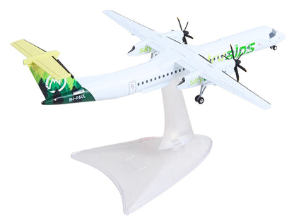 Bombardier Q400 Commercial Aircraft "Sky Alps" (9H-PAUL) White with Green Tail Graphics 1/200 Diecast Model by Herpa by Herpa
