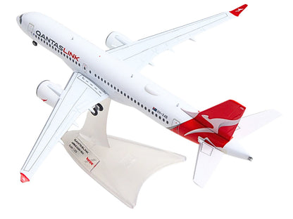 Airbus A220-300 Commercial Aircraft "QantasLink" (VH-X4B) White with Red Tail 1/200 Diecast Model by Herpa by Herpa