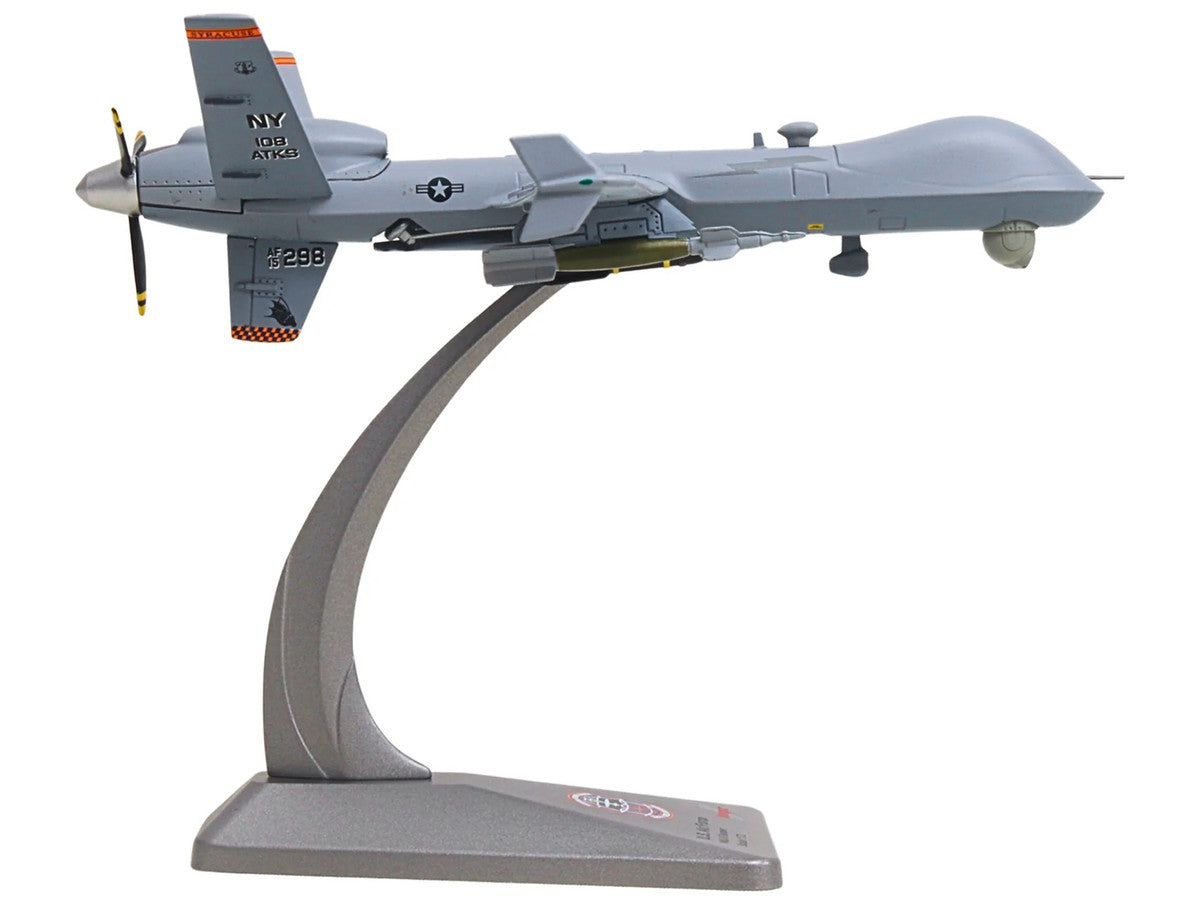 General Atomics MQ-9A Reaper Block 5 UAV "New York Air National Guard 108th Attack Squadron Hancock Field Air National Guard Base" United States Air Force "Military" Series 1/72 Diecast Model by Herpa by Herpa