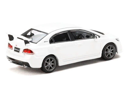 Honda Mugen Civic Type R (FD2) RHD (Right Hand Drive) Championship White "JDM64" Series 1/64 Diecast Model Car by Hobby Japan by Hobby Japan
