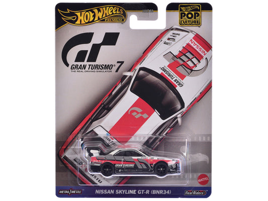 Nissan GT-R Nismo GT3 #23 White "Gran Turismo 7" Video Game Diecast Model Car by Hot Wheels by Hotwheels