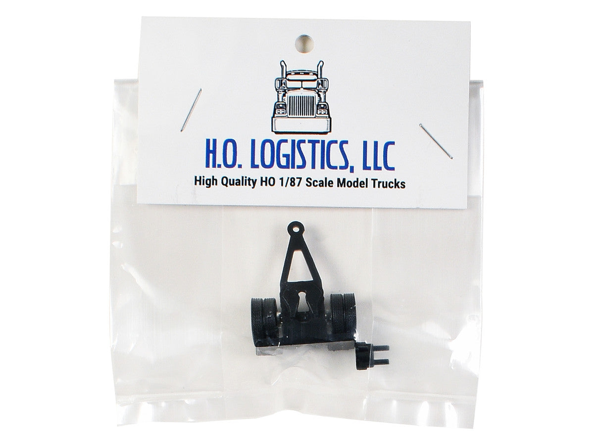 Trailer Dolly Black Kit 1/87 (HO) Plastic Model Car by HO Logistics by HO Logistics Replicas