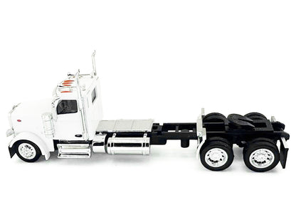 Peterbilt 589 2-Axel Day Cab White 1/87 (HO) Plastic Model Car by HO Logistics by HO Logistics Replicas