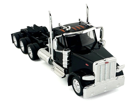 Peterbilt 589 3-Axel Day Cab Black 1/87 (HO) Plastic Model Car by HO Logistics by HO Logistics Replicas