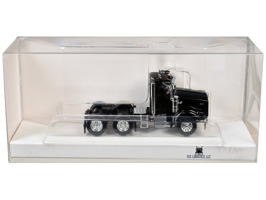 Kenworth T800 Day Cab Black 1/87 (HO) Scale Plastic Model Car by HO Logistics by HO Logistics Replicas